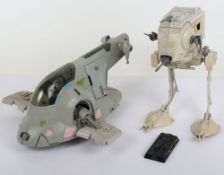 Two Vintage Star Wars Vehicles Kenner.