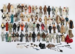 Quantity of Vintage Star Wars action figures Kenner,
