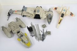 Three Vintage Star Wars Vehicles Kenner.