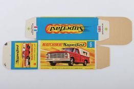 Matchbox Superfast Original G box 6a Ford Pick-Up WITHOUT NEW to endflaps