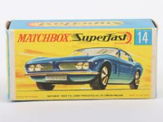 Matchbox Superfast Original empty G box 14a Iso Grifo