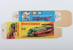 Matchbox Superfast Original box 52a Dodge Charger MKIII