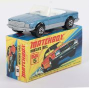 Matchbox Superfast 6b Mercedes 350 SL with rarer MALTESE CROSS wheels