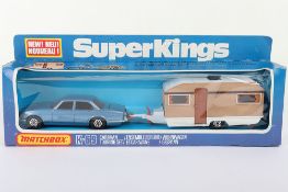 Matchbox Superkings K69 Caravan Touring set with early issue Caravan