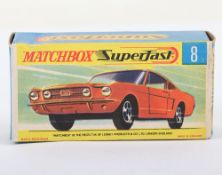 Matchbox Superfast Original hard to find empty G box 8a Ford Mustang