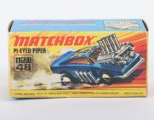 Matchbox Superfast Original empty box 48b Pi-Eyed Piper
