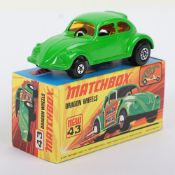 Matchbox Superfast 43b Dragon Wheels scarce UNPAINTED base