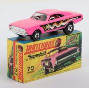 Matchbox Superfast 70b Dodge Dragster with 2-TONE PAINT