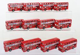 12x Matchbox Superfast 17c Londoner Bus LAKER SKYTRAIN labels