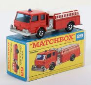 Matchbox Superfast 29a Fire Pumper Truck with MINT scarce F SUPERFAST box