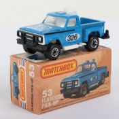 Matchbox Superfast 53d Flareside Pick-Up & L box