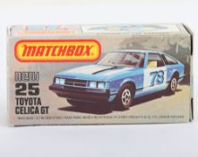 Matchbox Superfast Original USA PICTURE box 25 Toyota Celica GT
