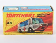 Matchbox Superfast Original empty box 46b Stretcha Fetcha Ambulance WITHOUT NEW to faces