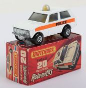 Matchbox Superfast 20b Police Patrol with hard to find YELLOW light & TINTED glass