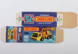 Matchbox Superfast Original box 49c Crane Truck