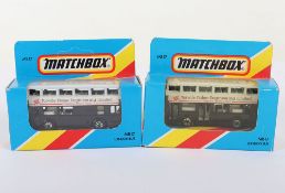 2x variations Matchbox Superfast 17c Londoner Bus TORVALE FISHER