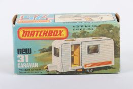 Matchbox Superfast Original empty RARE box 31c Caravan FRENCH NE CONVENIENT