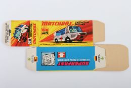 Matchbox Superfast Original box 46b Stretcha Fetcha Ambulance
