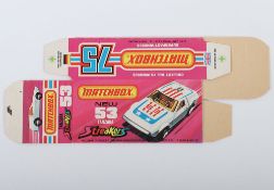 Matchbox Superfast Original box 53b Tanzara STREAKERS