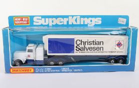 Matchbox Superkings K31 Peterbilt Refrigeration Truck Christian Salvesen