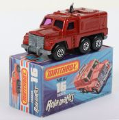 Matchbox Superfast 16a Badger with RARE PURPLE glass