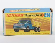 Matchbox Superfast Original empty G box 48a Dodge Dumper Truck