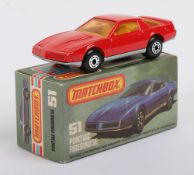 Matchbox Superfast 51e Pontiac Firebird SE with scare YELLOW interior