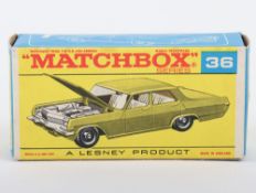Matchbox Lesney Original empty F box 37a Opel Diplomat