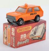 Matchbox Superfast 20b Police Patrol with POLICE labels & RARE ORANGE body
