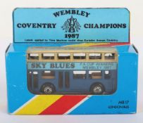 Matchbox Superfast 17c Londoner Bus COVENTRY F.A.CUP WINNERS 1987