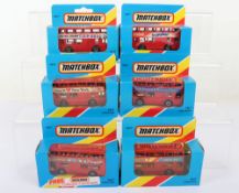6x variations Matchbox Superfast 17c Londoner Bus