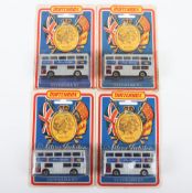 4x Blisterpack Matchbox Superfast 17c Londoner Bus SILVER JUBILEE 1977