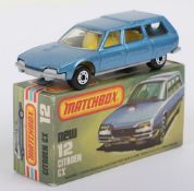 Matchbox Superfast 12d Citroen CX with scarcer DARK YELLOW interior