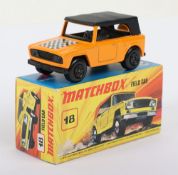 Matchbox Superfast 18a Field Car with scarce BLACK hubs