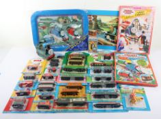 Collection of Vintage Thomas The Tank Engine Die Cast Toys Trains Ertl. 