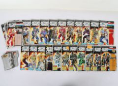 Quantity of Vintage Gi Joe Action Force Backing cards and file cards. 