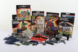 Five Vintage Action Force Gi Joe Vehicles Playsets Boxed Hasbro. 