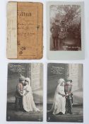 Scarce WW1 German Imperial Solbbuch, Photo and Postcards, Minenwerfer Unit