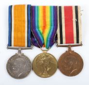 A Great War pair of medals and later Special Constabulary Long Service medals to a recipient who ser