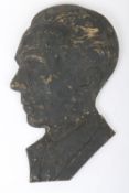 Third Reich Dr. Goebbels Profile Plaque
