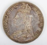 Victoria (1837-1901), Crown, 1890, better than very fine and toned