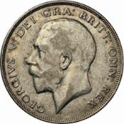 George V (1910-1936), Halfcrown, 1925, bare head rev. crowned shield in garter, (S. 4021A), good Vf,