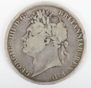 George IV (1820-1830), Crown, 1821, SECUNDO, about fine