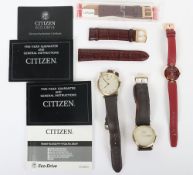 A 1980’s Gucci wristwatch, the reverse signed Pierre Nicol, red dial, 20mm, on red lether strap,