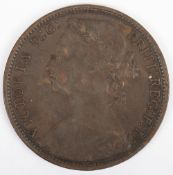 Victoria (1837-1901), Penny, 1875, dies Lj (Gouby B; F 80; BMC 1701; S 3954), extremely fine with