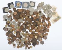 A mixed collection of GB coinage including pre 1920 silver and 1920-1947 silver, to include 2x pre