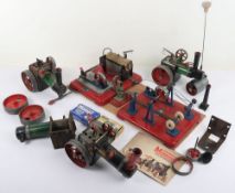 Collection of Mamod Steam Engines and Workshop Accessories.