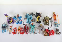 Collection of Fourteen Vintage Thundercats Action Figures and accessories.