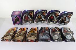 Eleven Star Trek Action Figures Boxed Carded moc.