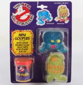 Vintage Kenner The Real Ghostbusters Mini Goopers with Ecto-Plazm moc carded action figure.